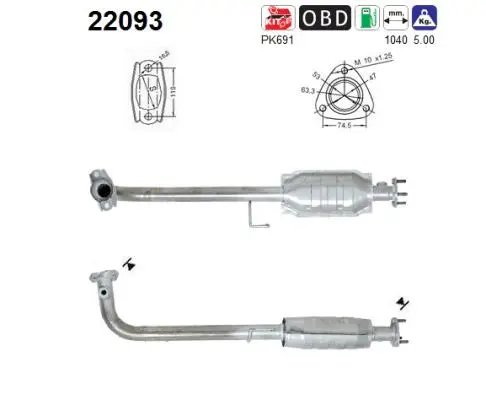Catalyseur AS 22093