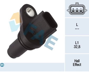 Capteur d'angle, vilebrequin FAE 79438