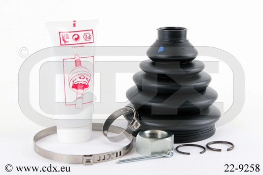 Jeu de joints-soufflets, arbre de commande CDX 22-9258