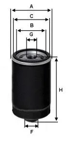 Filtre à huile UNIFLUX FILTERS XO164