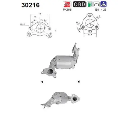Catalyseur AS 30216