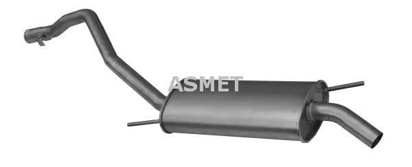 Silencieux arrière ASMET 04.061