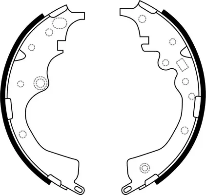 Jeu de mâchoires de frein SB BS21378