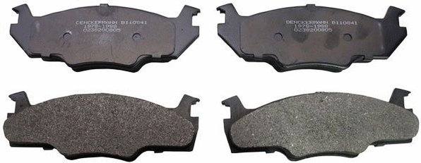 Kit de plaquettes de frein, frein à disque DENCKERMANN B110841
