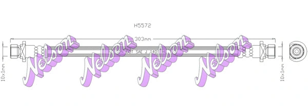 Flexible de frein BROVEX-NELSON H5572