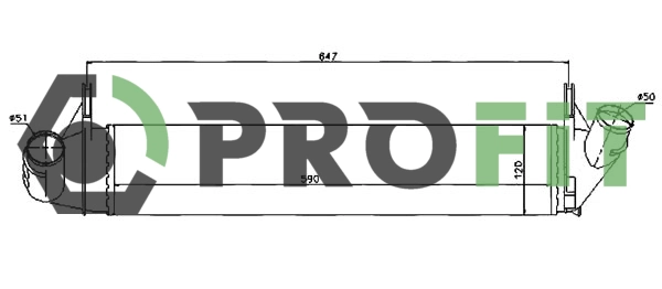 Refroidisseur d'air de suralimentation PROFIT 1780-0100