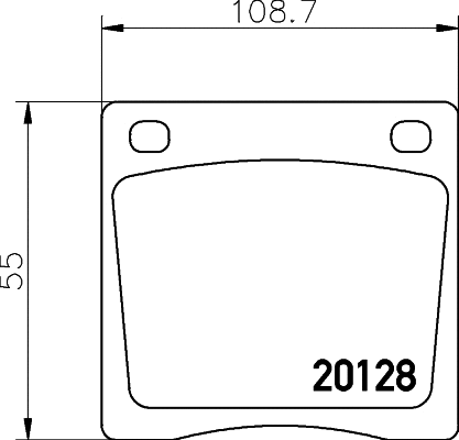 Kit de plaquettes de frein, frein à disque PAGID T0800