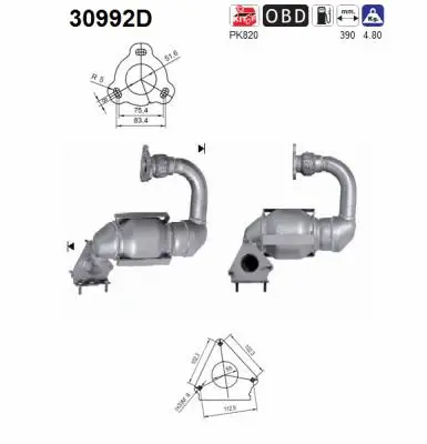 Catalyseur AS 30992D