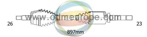 Arbre de transmission 4X4 ESTANFI EST-18-342110