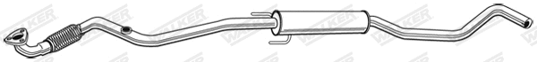 Silencieux central WALKER 22476