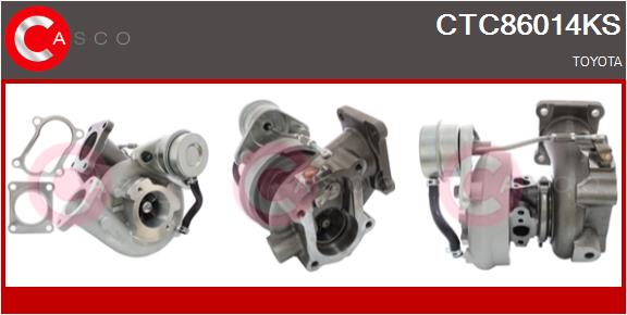 Turbocompresseur, suralimentation CASCO CTC86014KS