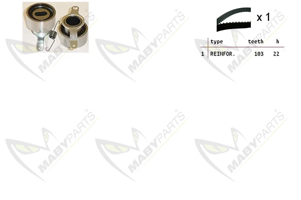 Kit de courroie crantée MABYPARTS OBK010354