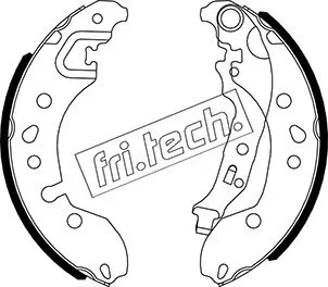 Jeu de mâchoires de frein fri.tech. 1088.245