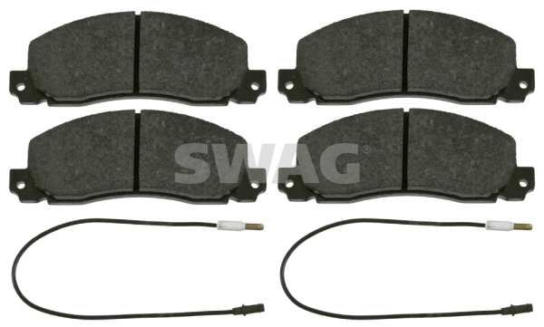 Kit de plaquettes de frein, frein à disque SWAG 60 91 6443