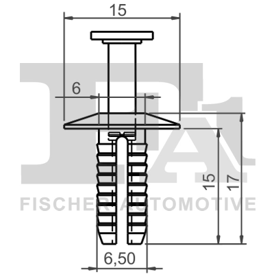 Clip, enjoliveur FA1 11-20021.25