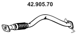 Tuyau d'échappement EBERSPÄCHER 42.905.70