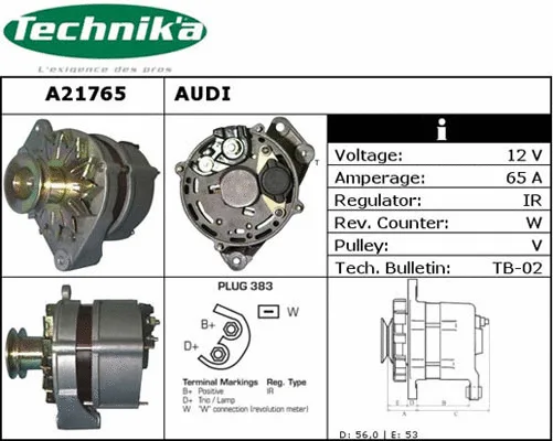 Alternateur Technika A21765