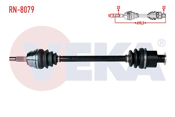 Arbre de transmission VEKA RN-8079
