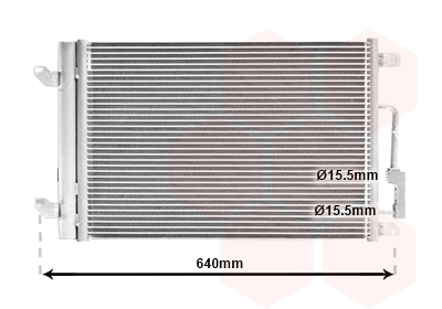 Condenseur, climatisation VAN WEZEL 73005090