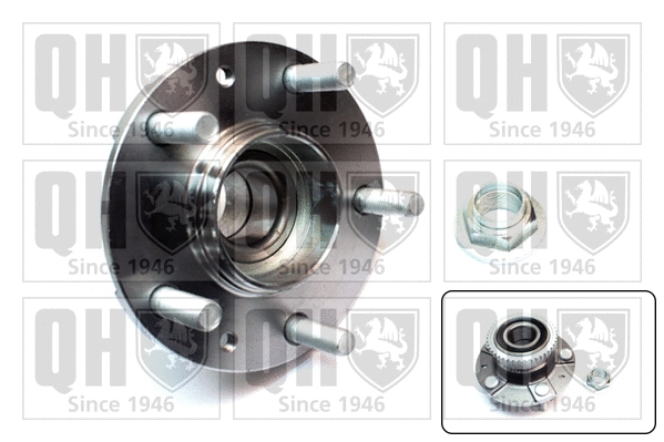 Kit de roulements de roue QUINTON HAZELL QWB937