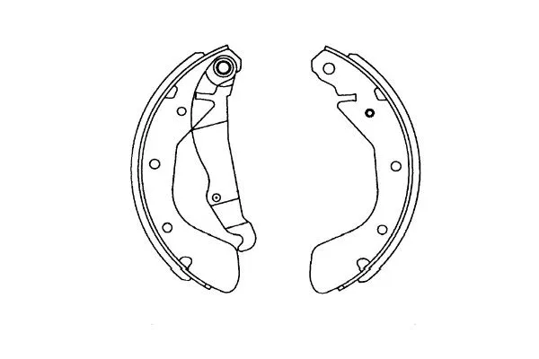 Jeu de mâchoires de frein KAVO PARTS KBS-1408