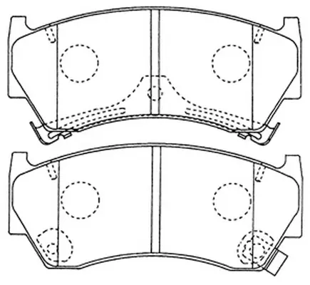 Kit de plaquettes de frein, frein à disque FIT FP0668