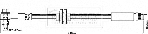 Flexible de frein BORG & BECK BBH8568