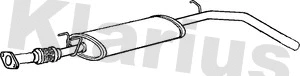 Silencieux central KLARIUS 260849