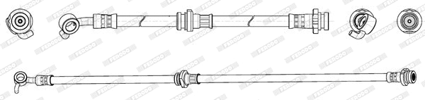 Flexible de frein FERODO FHY3301