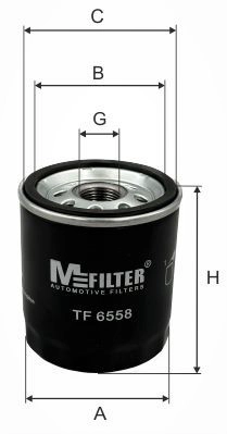 Filtre à huile MFILTER TF 6558