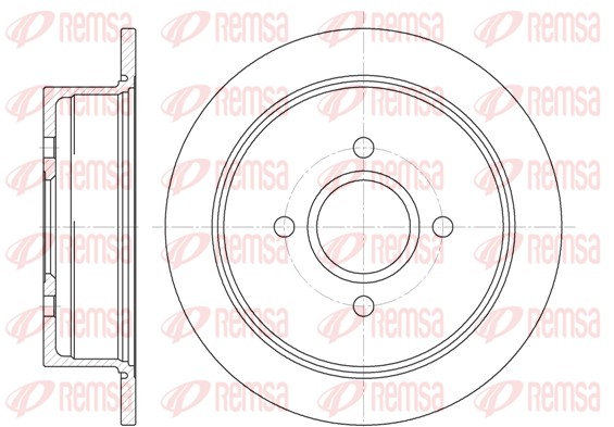 Disque de frein REMSA 6250.00