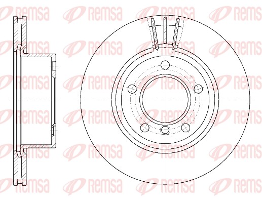 Disque de frein REMSA 6652.10