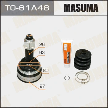 Jeu de joints, arbre de transmission MASUMA TO-61A48