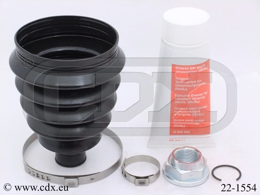 Jeu de joints-soufflets, arbre de commande CDX 22-1554