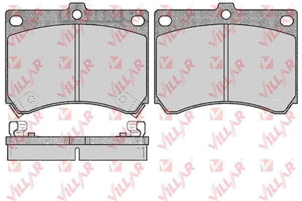 Kit de plaquettes de frein, frein à disque VILLAR 626.0510