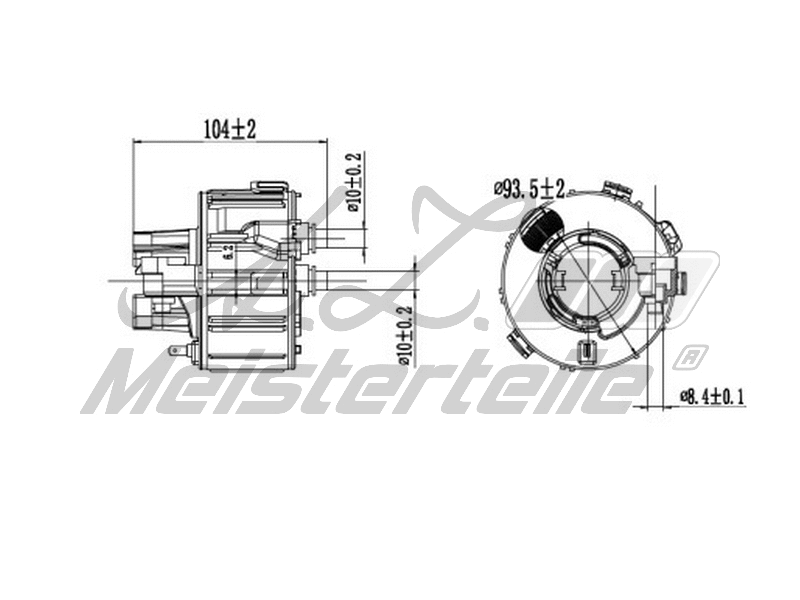 Filtre à carburant A.Z. Meisterteile AZMT-41-020-1468