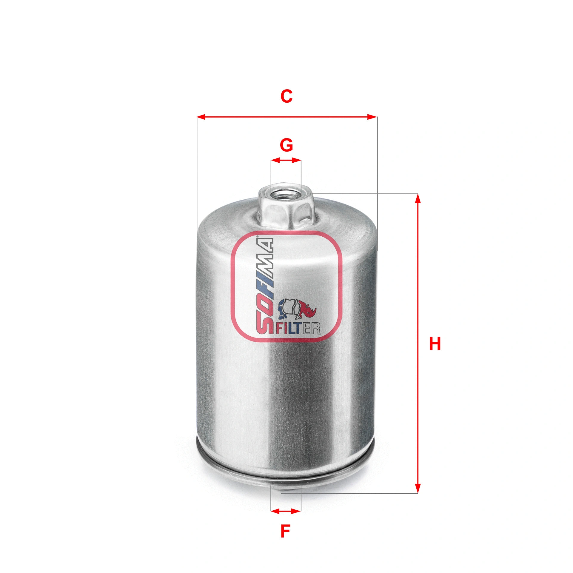 Filtre à carburant SOFIMA S 1748 B