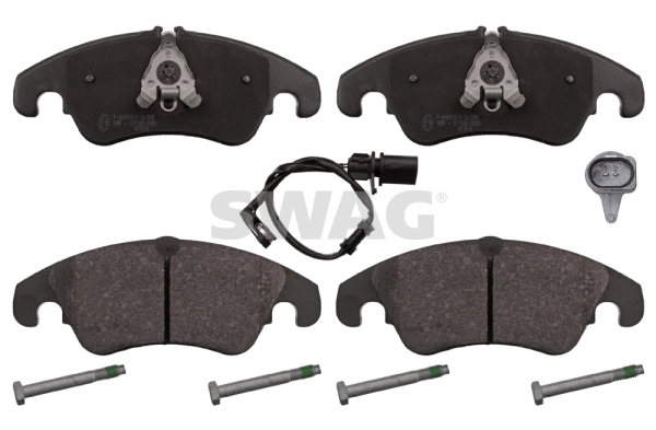 Kit de plaquettes de frein, frein à disque SWAG 30 11 6021
