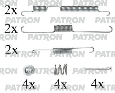 Kit d'accessoires, mâchoire de frein PATRON PSRK0064
