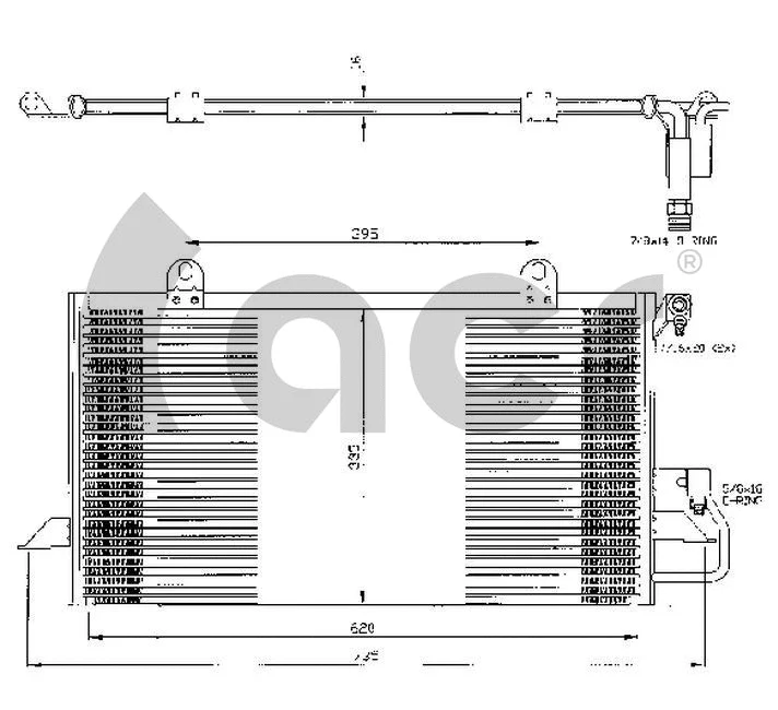 Condenseur, climatisation ACR 300354