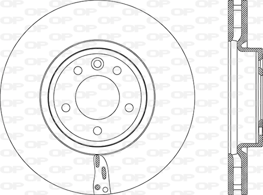 Disque de frein OPEN PARTS BDA2874.20
