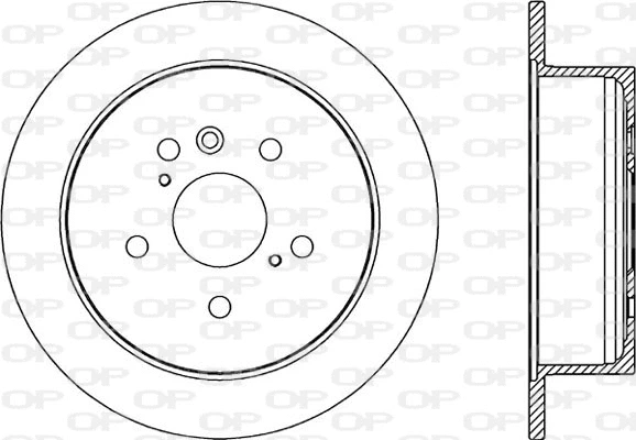 Disque de frein OPEN PARTS BDR2049.10