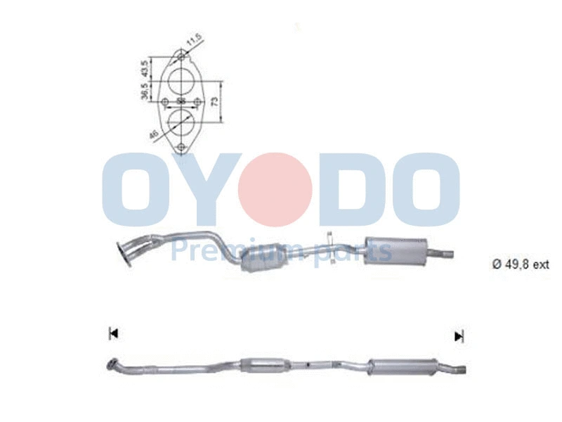 Catalyseur Oyodo 10N0026-OYO