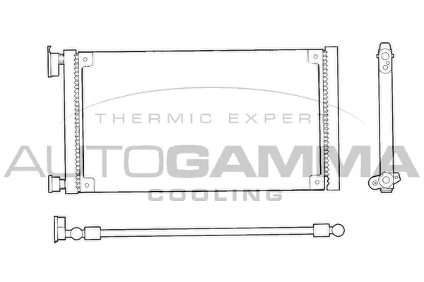 Condenseur, climatisation AUTOGAMMA 103233