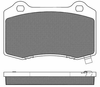 Kit de plaquettes de frein, frein à disque BSF 20341