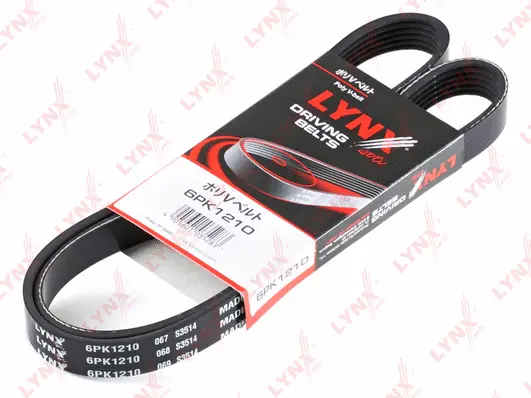 Courroie trapézoïdale à nervures LYNXAUTO 6PK1210