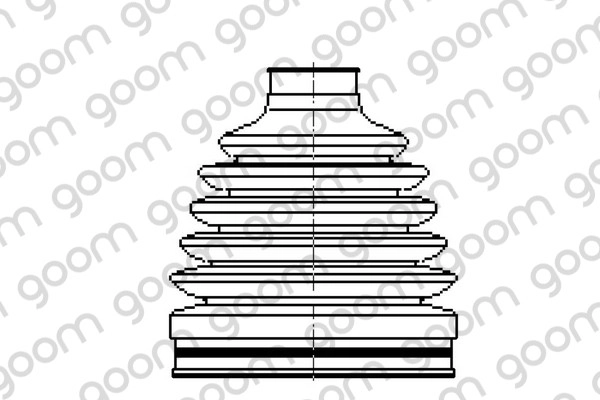 Joint-soufflet, arbre de commande GOOM DB-0188