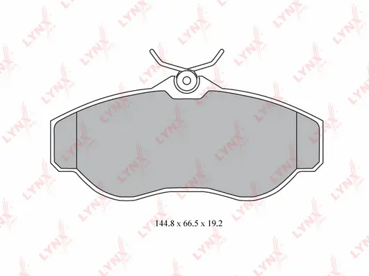 Kit de plaquettes de frein, frein à disque LYNXAUTO BD-5002