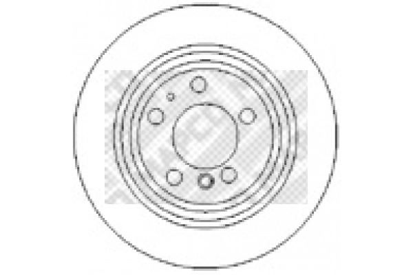 Disque de frein MAPCO 15661