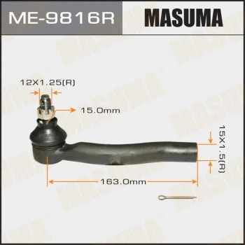Rotule de barre de connexion MASUMA ME-9816R